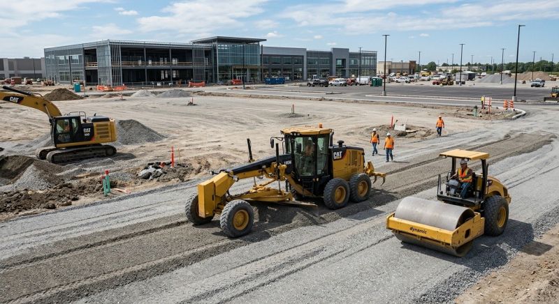 Parking Lot Excavation in Buford, GA