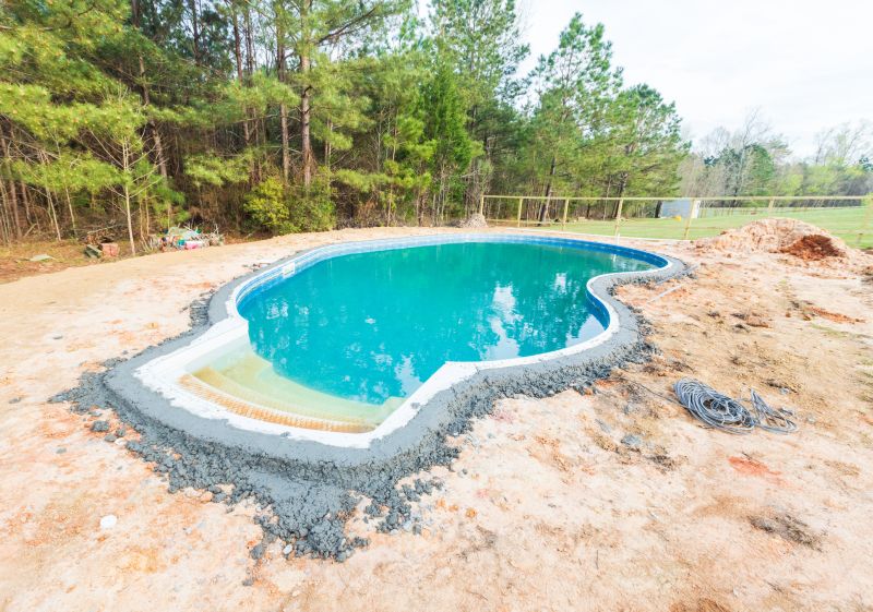 Swimming Pool Ground Leveling